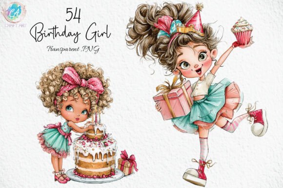 Download Birthday Girl Quirky Clipart PNG - Quirky clipart Collection