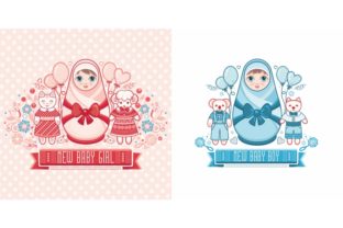 Download Cute Card for Babies. Delicate Colors - Card Collection
