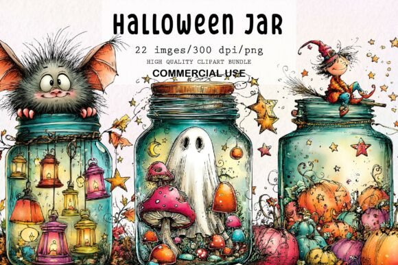 Download Halloween Jar Quirky Clipart - Quirky clipart Collection