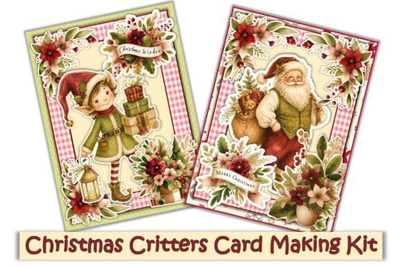 Download Christmas Critters Card Making Kit - Card Collection